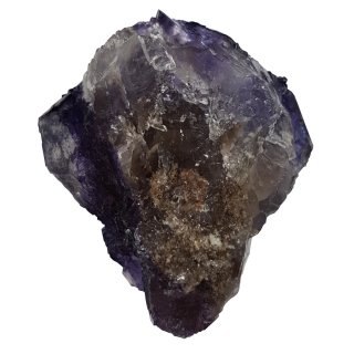 Fluorit violett Edelstein Rohstein ca.70x60mm