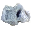 Chalcedon blau gebändert Rohstein Druse ca.90x75mm