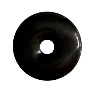 Gagat Schmuck Edelstein Donut ca.50mm
