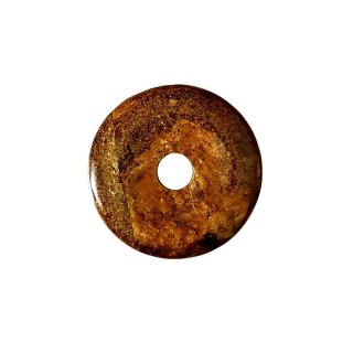 Bronzit Schmuck Edelstein Donut ca.40mm