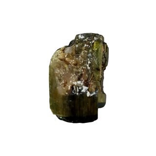 1 Stück Kristall Rohstein Turmalin grün Verdelith mittelgrün 10 mm 