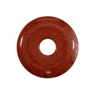 Goldfluss braun Schmuck Edelstein Donut ca.40mm