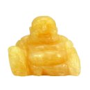 Calcit orange Edelstein Buddha ca.40x45mm