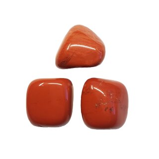 Jaspis rot Edelstein Trommelstein ca.11-13 g