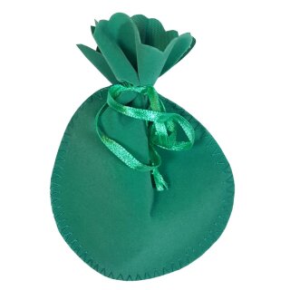 Säckchen Samt mint oval ca.120x90mm