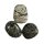 Serpentin Silberauge Edelstein Trommelstein ca.7g