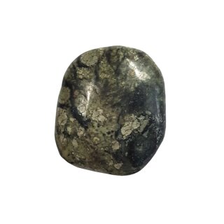 Serpentin Silberauge Edelstein Trommelstein ca.9g