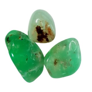 Chrysopras Edelstein Trommelstein ca.9g
