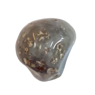 Wasserachat Edelstein Trommelstein ca.44g