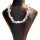 Bergkristall Edelstein Schmuck Splitterkette ca.60cm