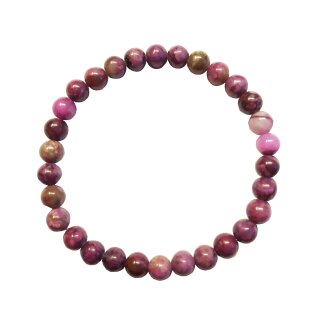 Sugilith Edelstein Schmuck Kugelarmband ca.19cm x 6mm
