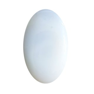 Chalcedon blau Edelstein Linsenstein gebohrt ca.16g