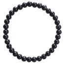Obsidian schwarz Schmuck Kugelarmband ca.19cm x 6mm