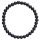 Obsidian schwarz Schmuck Kugelarmband ca.19cm x 6mm
