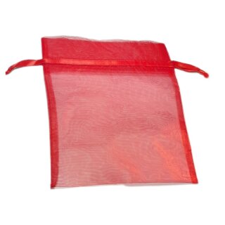 Säckchen Organza hellrot groß ca.200x160mm