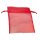 Säckchen Organza hellrot groß ca.200x160mm