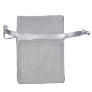 Säckchen Organza weiß klein ca.90x60mm