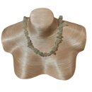 Serpentin Edelstein Schmuck Splitterkette ca.44cm