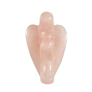 Rosenquarz Edelstein Schmuck Engelanhänge ca.7g/20mm