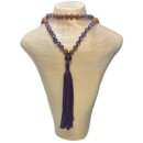 Amethyst dunkel Gebetskette Mala ca.74cm