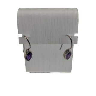 Amethyst Schmuck Ohrhänger ca.3g-24 x 6mm