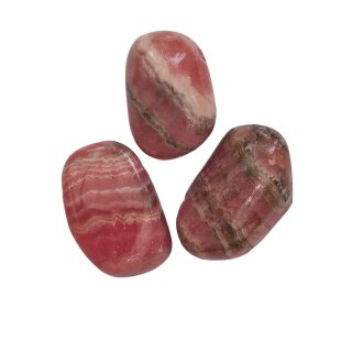 Rhodochrosit gebändert Schmuck Edelstein gebohrt ca.14g