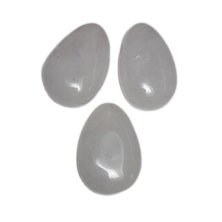 Schneequarz Schmuck Edelstein gebohrt, ca. 14g