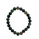 Moosachat grün Schmuck Kugelarmband ca.19cm x 8mm