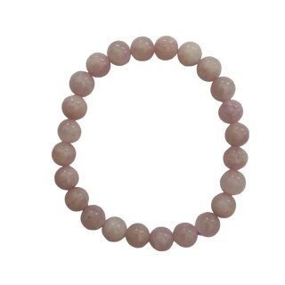 Morganit Schmuck Kugelarmband ca. 19cm x 8mm