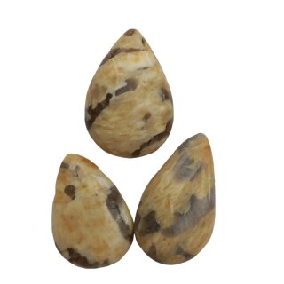 Feldspat Schmuck Edelstein gebohrt, ca. 8g