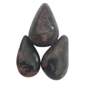 Rhodonit Schmuck Edelstein gebohrt ca.14g