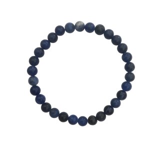 Sodalith Schmuck Kugelarmband ca.19cm x 6mm