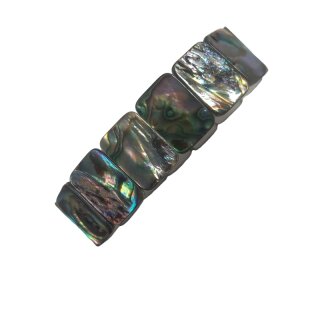 Abalone Muschel Schmuck Armband Rechteck ca.18 x 14mm