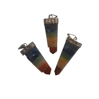 Chakra-Spitze Edelstein Schmuck ca. 6g