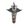 Bergkristall Schmuck Chakra Spitze, ca.11g-55-45mm