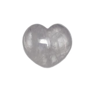 Bergkristall Edelstein Herz flach ca.26g
