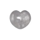 Bergkristall Edelstein Herz flach ca.26g