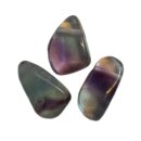 Fluorit Regenbogen Edelstein gebohrt, 7g