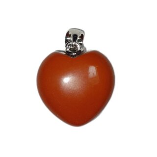 Jaspis rot Edelstein Schmuck Herzanhänger ca.14g/20mm
