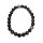 Silber Obsidian Schmuck Kugelarmband ca.19cm x 8mm
