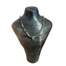 Turmalin Katzenauge Schmuck Kugelkette facet.. ca.45cm