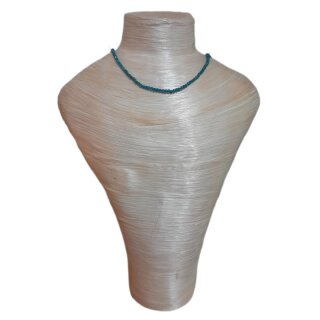 Apatit blau Neon Edelstein Schmuck Kette ca.40cm