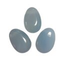 Chalcedon blau Schmuck Edelstein gebohrt ca.12g