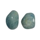 Aquamarin blau Edelstein Trommelstein ca.18g
