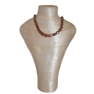 Andalusit Edelstein Schmuck Halskette ca.44cm x 5mm