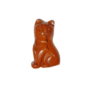 Jaspis rot Katze gebohrt 7-10 g.