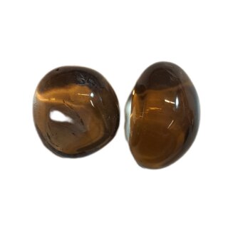 Rauchquarz dunkel Edelstein Trommelstein ca. 31g