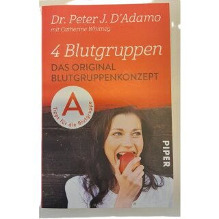 Buch 4 Blutgruppen, Das Orginal Blutgruppenkonzept