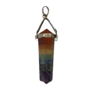 Chakra Anhänger mit Silberkappe