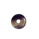 Fluorit Regenbogen Edelstein Donut 30mm